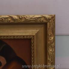 TAMARA De Łempicka - Portret Kobiety - Zielony Welon - Obraz Olejny