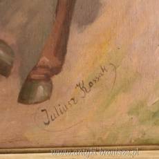 Juliusz Kossak - Kobieta Jadąca Na Koniu - Arystokratka Polski Obraz Olejny