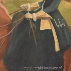 Juliusz Kossak - Kobieta Jadąca Na Koniu - Arystokratka Polski Obraz Olejny