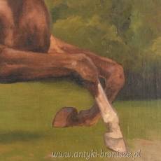 Juliusz Kossak - Arystokratka Na Koniu - Dżokejka - Polski Obraz Olejny