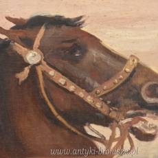 Juliusz Kossak - Arystokratka Na Koniu - Dżokejka - Polski Obraz Olejny