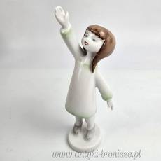 Dziewczynka z podniesioną rączką Aurél Káldor Hollohaza lata 60te