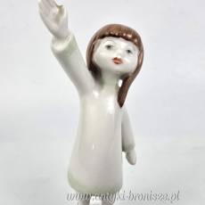 Dziewczynka z podniesioną rączką Aurél Káldor Hollohaza lata 60te