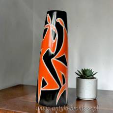 New Look Wazon “Dance” Zsolnay Török János porcelana węgierska lata 60te  wys.31cm