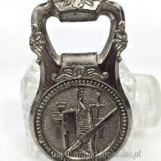 Otwieracz do butelek, mosiądz, Francja lata 50te, do kolekcji.