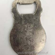 Otwieracz do butelek, mosiądz, Francja lata 50te, do kolekcji.