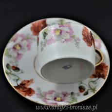 WYPRZEDAŻ Filiżanka maki Suhl Erdmann Schlegelmilch ok.1910r unikalna
