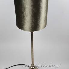 WYPRZEDAŻ Lampa chromowana L&L Collections Holandia lata 80/90te abażur nowy wys.54/71cm