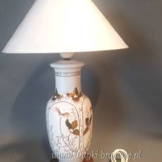 WYPRZEDAŻ Lampa stołowa ceramika Louis Drimmer Francja lata 70te