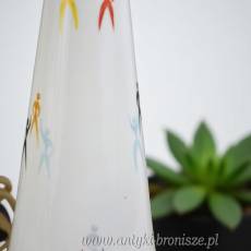 WYPRZEDAŻ New look lampa stołowa porcelana Hollohaza pikasy lata 60te
