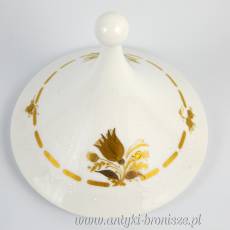 WYPRZEDAŻ Bomboniera Rosenthal Studio Line Bjorn Wiinblad złoty dekor lata 70te.