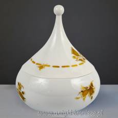 WYPRZEDAŻ Bomboniera Rosenthal Studio Line Bjorn Wiinblad złoty dekor lata 70te.