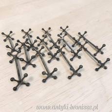 WYPRZEDAŻ Koziołki pod sztućce Bruno Wiskemann plater Belgia XIX/XXw komplet 12 szt.