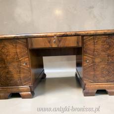 Biurko w stylu Art deco orzech lata 20te po renowacji