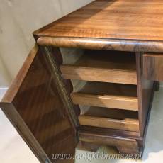 Biurko w stylu Art deco orzech lata 20te po renowacji