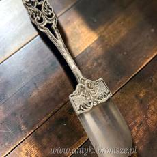 Łyżeczka / łopatka do cukru srebro, pr.800 Italia lata 1945/60