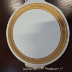 Patera okragla, zlota dekoracja - porcelana Bavaria "Vohenstrauss - Johann Feltmann" - poz; 4230