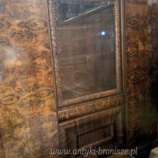 Biblioteka w stylu Art Deco orzech lata 20/30te po renowacji