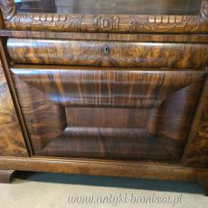 Biblioteka w stylu Art Deco orzech lata 20/30te po renowacji
