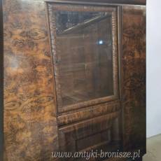 Biblioteka w stylu Art Deco orzech lata 20/30te po renowacji