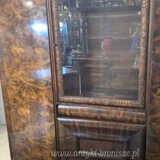 Biblioteka w stylu Art Deco orzech lata 20/30te po renowacji