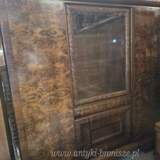 Biblioteka w stylu Art Deco orzech lata 20/30te po renowacji