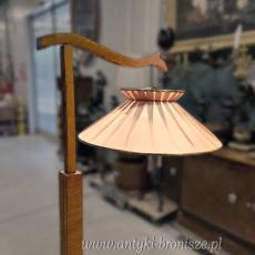 Lampa podłogowa z półkami w stylu art déco – Polska, lata 20.–30. XX wieku