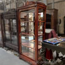 Mahoniowa serwantka w stylu biedermeier – Niemcy, XX wiek