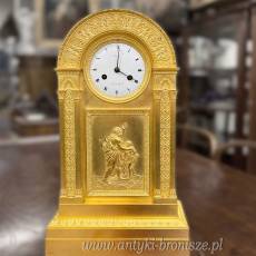 Francuski zegar kominkowy Lépine, ok. 1820 r.