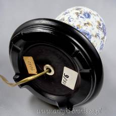 Porcelanowa lampa stołowa typ Ginger Jar Limoges Francja lata 60te