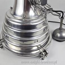 WYPRZEDAŻ Industrialna lampa wisząca marki Rivièra Maison polerowane aluminium Holandia