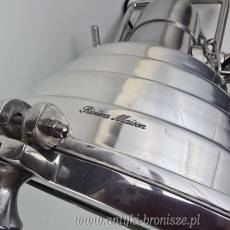WYPRZEDAŻ Industrialna lampa wisząca marki Rivièra Maison polerowane aluminium Holandia