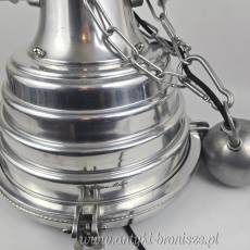 WYPRZEDAŻ Industrialna lampa wisząca marki Rivièra Maison polerowane aluminium Holandia