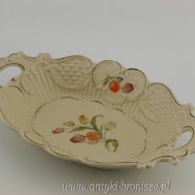 Patera porcelanowa Śląsk Tiefenfurt (Parowa) K. Steinmann 1925-1943