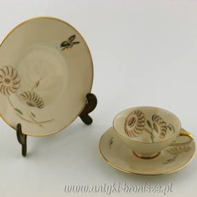Filiżanka porcelanowa (trio) Niemcy Keramische Werke Zehendner Z & Co Tirschenreuth Bavaria