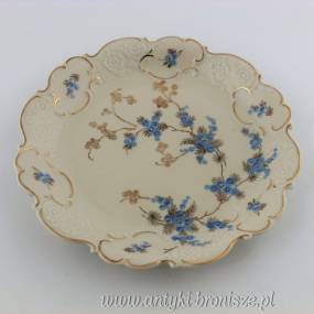 Talerz porcelanowy (patera) "Mimoza" Niemcy Schirnding Porzellan A.G. lata 60. XXw.