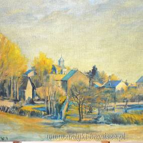 Olej na płótnie Celej 1992r 50/61cm