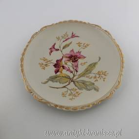 Talerz ozdobny porcelanowy (patera) Niemcy Bawaria Porzellanfabrik Oscar Schaller & Co. Nachfolger po 1950r
