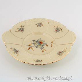 Patera porcelanowa Niemcy Kronacher Porzellanfabrik Stockhardt und Schmidt- Eckert po 1925r,