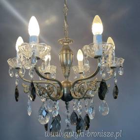 Antyczny żyrandol lampa sufitowa