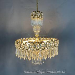 Antyczny żyrandol lampa sufitowa