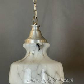 Żyrandol KULA, lampa szklana, sufitowa, antyczna