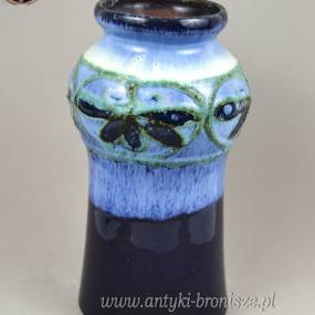 Ceramiczny wazon Fat Lava Strehla Keramik NRD  lata 60/70te