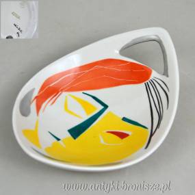 New Look Patera miseczka twarz Kőbánya  Drasche Węgry pikasy lata 60te
