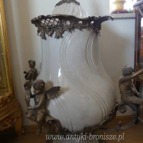 GIGA JAJO porcelana z brazem AMFORA unikat