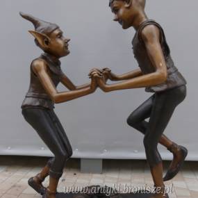 DWA SKRZATY - chochliki FIGURA Z BRAZU