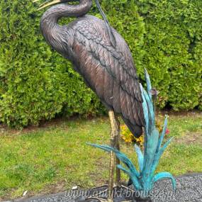 KORMORAN CZAPLE PELIKAN z pałkami BRĄZ 155 cm