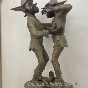 TANIEC SKRZATÓW SKRZAT figura z brązu