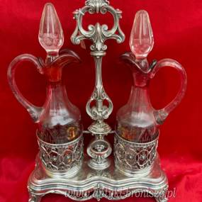 Cudny kabaret olej ocet srebro pr 950 633 g 1819-1838 rok