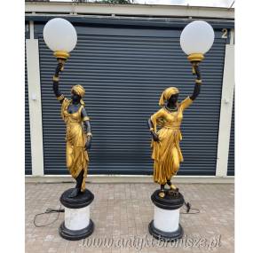 LAMPY POSTACIOWE - BRĄZ ZŁOCONY 215 cm